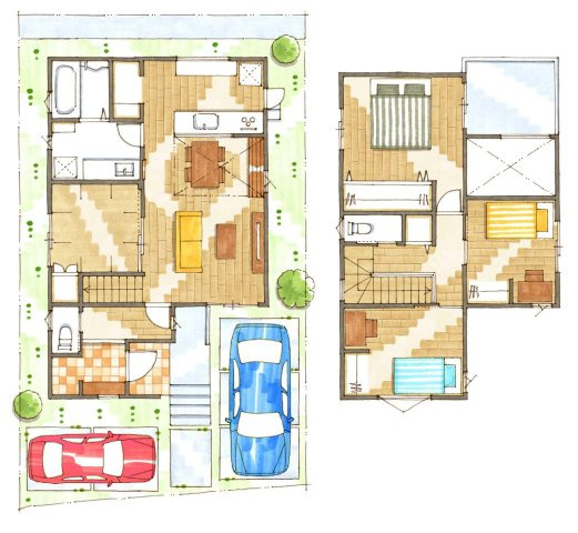 瀬田一里山3号地　新築戸建の間取り