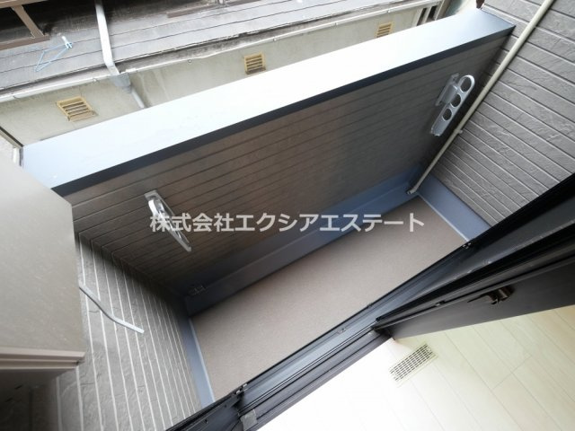 ハーモニーテラス墨江Ⅱのバルコニー