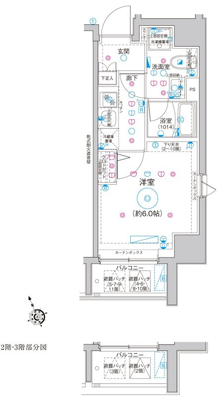 Le'a横濱桜木町の間取り