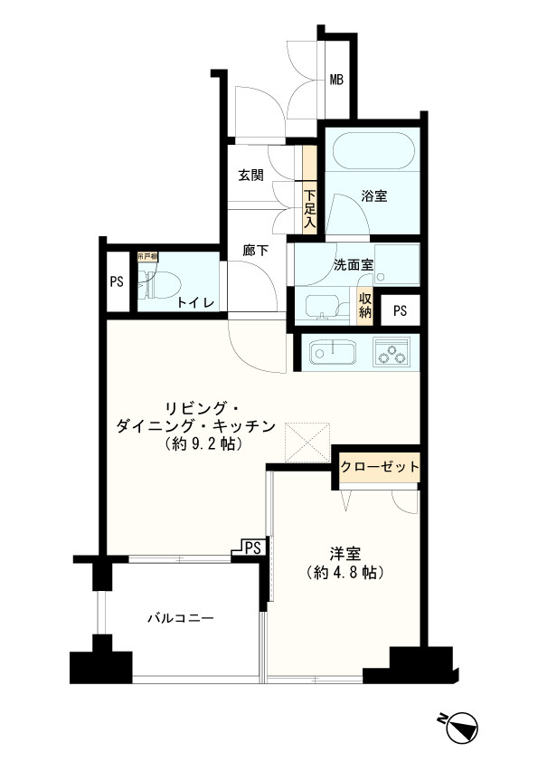 ルピナス阿佐ヶ谷の間取り