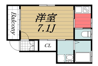 【間取り】 | タウンハウス大森