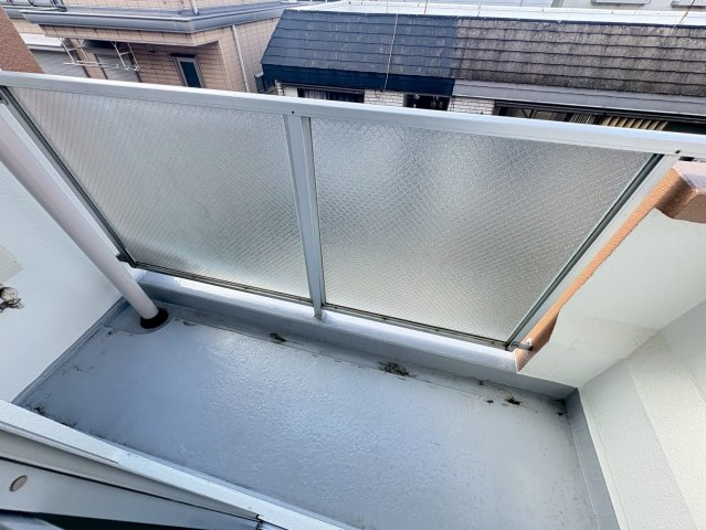 クレール北浜のバルコニー