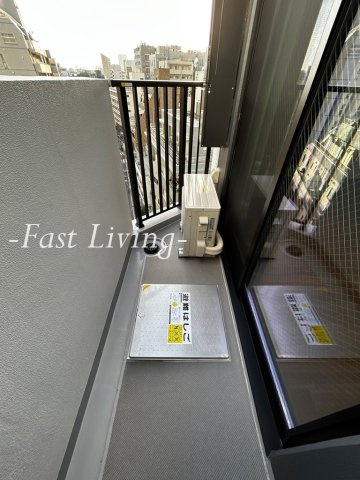 キャッスルパレス江戸川橋のバルコニー