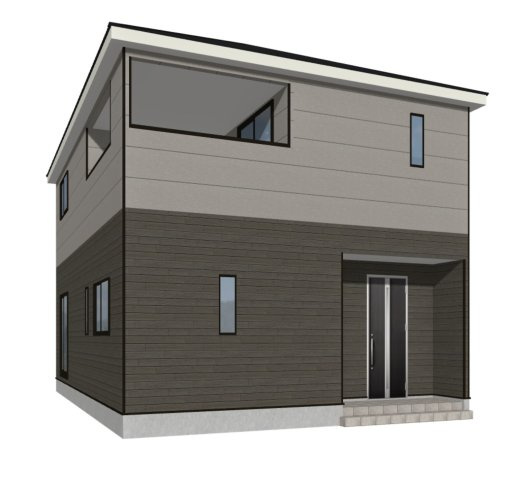 【外観パース】 | 大里郡寄居町用土　クレイドルガーデン　新築戸建　全4棟　2号棟 | 2号棟