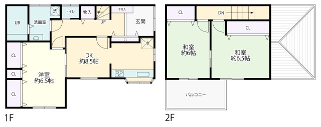 戸塚区戸塚町　中古戸建ての間取り