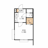 【間取り】　角部屋２面採光