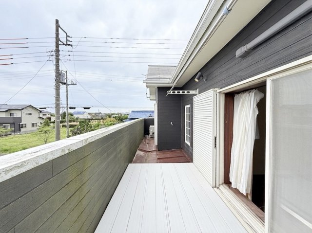 神栖市土合本町中古戸建のバルコニー