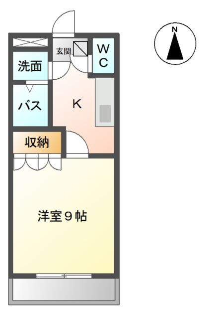 シャルドネ弥生が丘の間取り