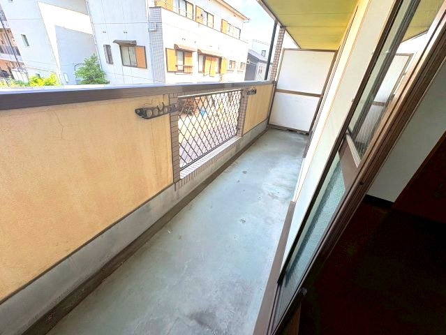 マンションウメノのバルコニー