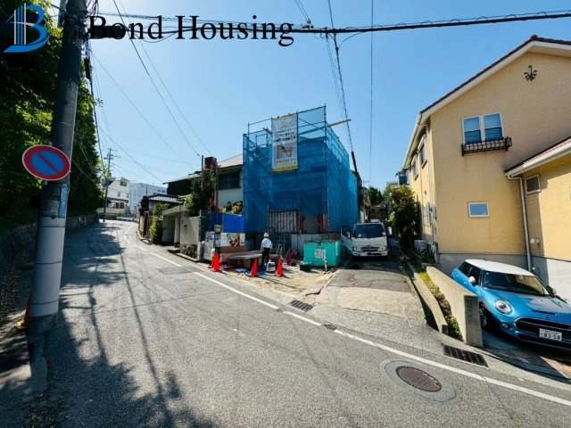 JR垂水駅徒歩圏内　山手1丁目　新築限定1棟の前面道路含む現地写真