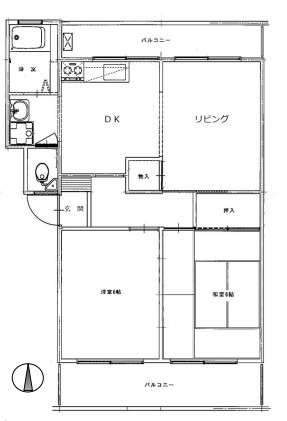 芦屋東山プリンスの間取り