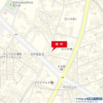 【地図】 | 荒川沖東荒井テナント