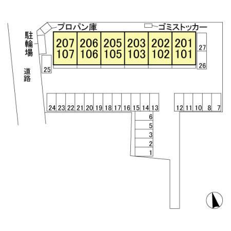 Ｄ-ｒｏｏｍ ＰＯＲＴＥの区画図|他社様掲載物件もまとめてご紹介、ご案内可能です(^^)/