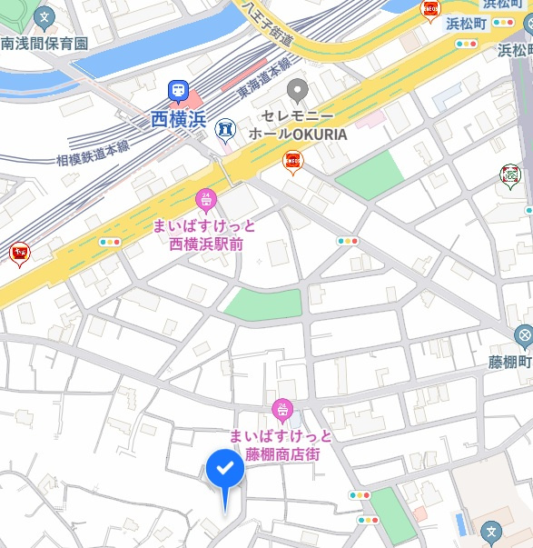 ルミエール西横浜の地図