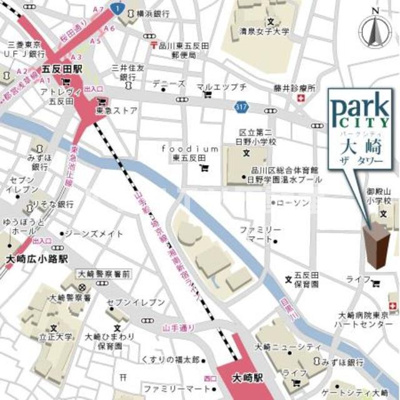 【地図】 | パークシティ大崎　ザ　タワー