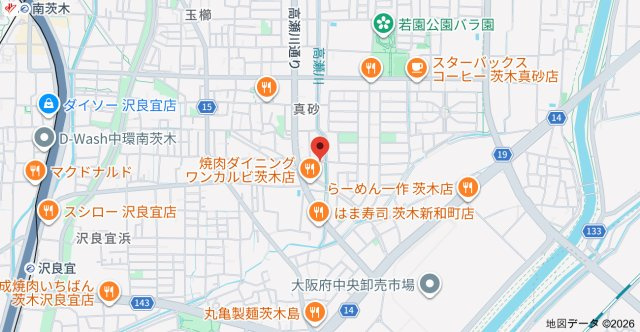 リーブ高瀬の地図