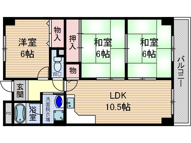 リーブ高瀬の間取り