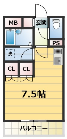 サンタフェスクエアの間取り