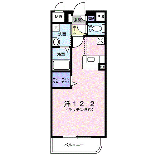 アンジュ　アビタシオンの間取り