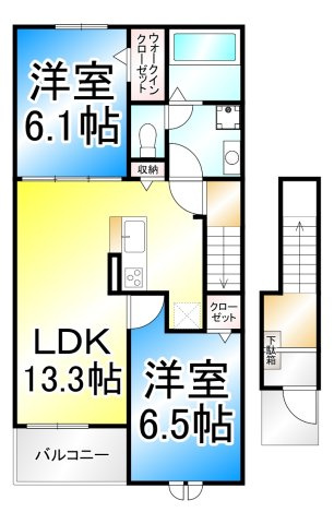 ルシエールの間取り