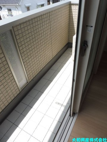 グレイスさくらのバルコニー