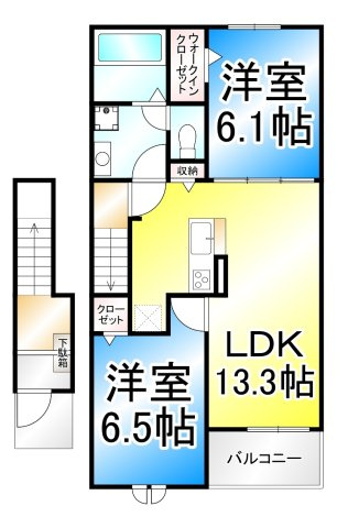 ルシエールの間取り