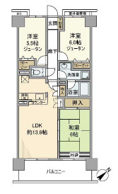 サンシティ泉ヶ丘の間取り