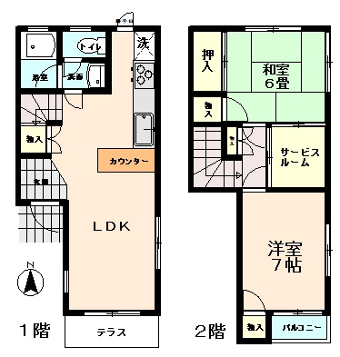 【間取り】 | ツインビレッジC