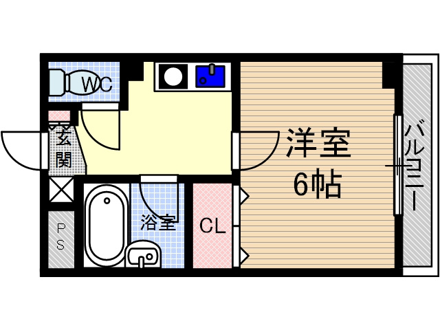 末広13番館の間取り