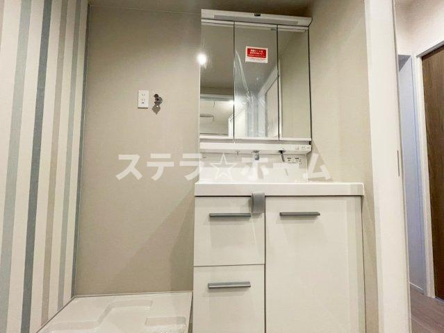新北野第3コーポの独立洗面台|独立洗面台で身支度をすべて済ませてしまいましょう