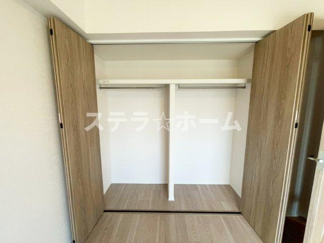 新北野第3コーポの収納|たっぷりとした収納スペースです