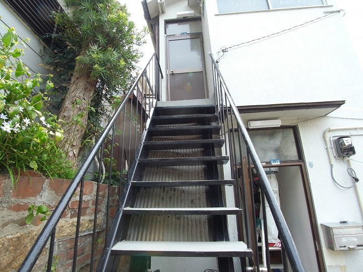 福富荘のエントランス