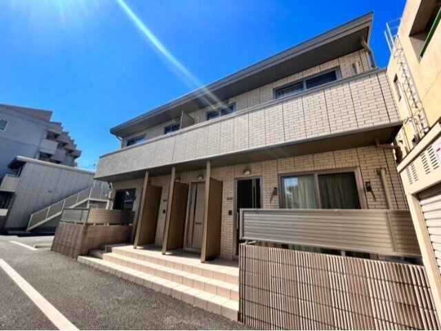 熊本市南区十禅寺２丁目のアパートの外観