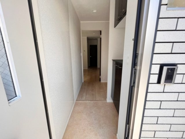 熊本市南区十禅寺２丁目のアパートの玄関