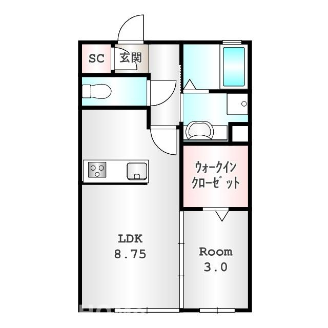アスター　Ｂの間取り|他社様掲載物件もまとめてご紹介、ご案内可能です(^^)/