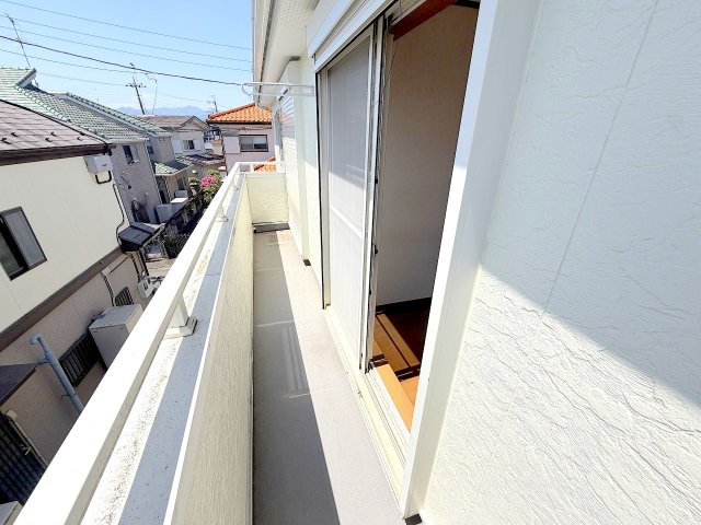 あきる野市草花　中古戸建のバルコニー