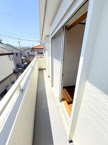 あきる野市草花　中古戸建のバルコニー