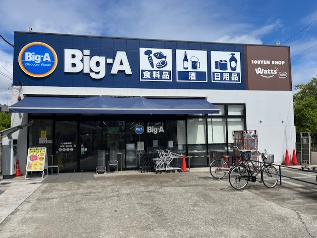 ワコーレ春日部南の周辺|ビッグ・エー 一ノ割駅南店まで徒歩10分（約650ｍ）