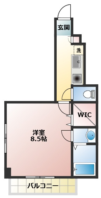 アマービレ国立の間取り