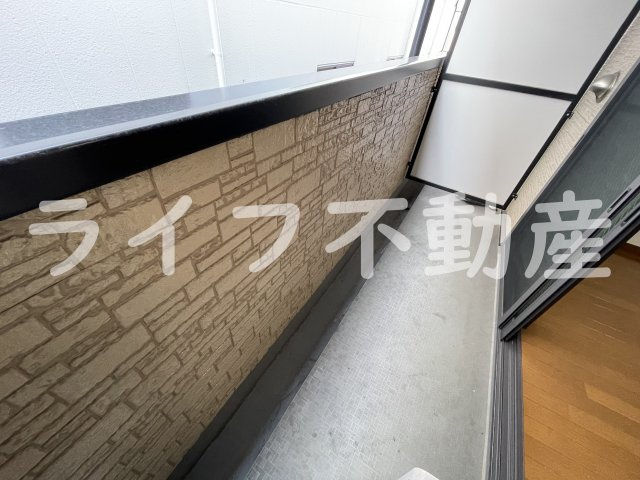 アンプルールフェール寿のバルコニー|落ち着いた時間を過ごせるバルコニーです