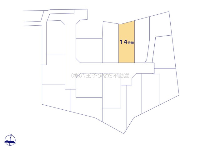 『八王子市新築戸建て』八王子市石川町3238【仲介手数料無料】の区画図|～仲介手数料無料☆八王子ひなた不動産～八王子市石川町　新築戸建て