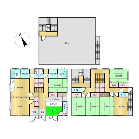 【駅チカ9分！】日立市千石町中古戸建の間取り