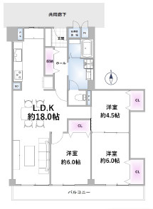 【間取り】 | ☆日商岩井池田まんしょ