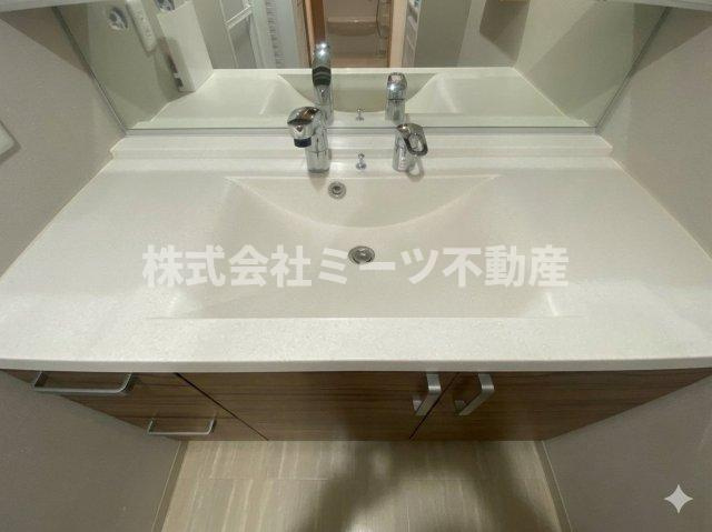 ヴエリテ山本駅前テラスの独立洗面台