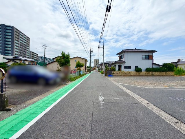 長久手市下川原土地の前面道路含む現地写真|前面道路②