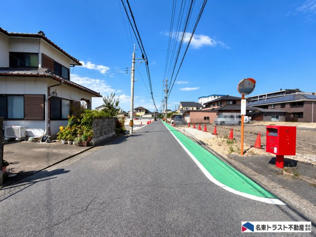 長久手市下川原土地の前面道路含む現地写真|前面道路②