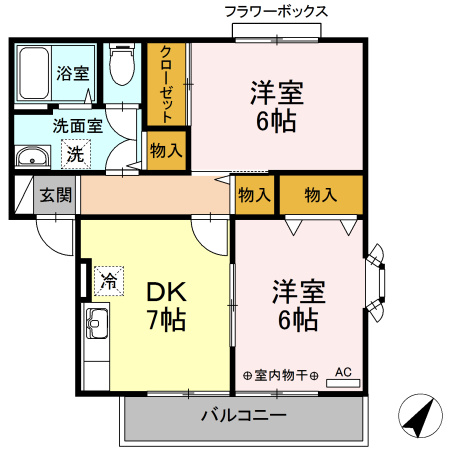 ガーデンヒルの間取り