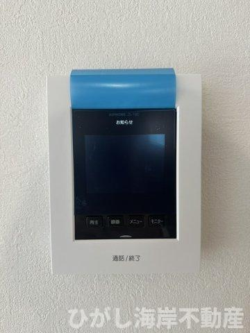 茅ヶ崎市柳島２丁目　新築戸建　全２棟のセキュリティ|TVモニター付きインターフォン