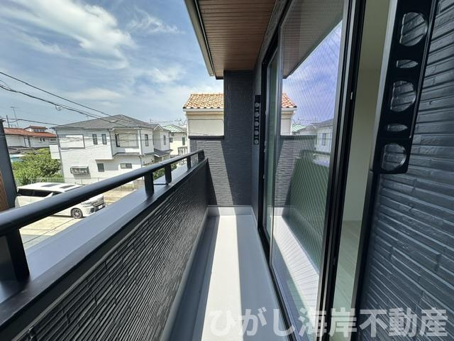茅ケ崎市旭が丘　新築戸建　全２棟のバルコニー|バルコニー