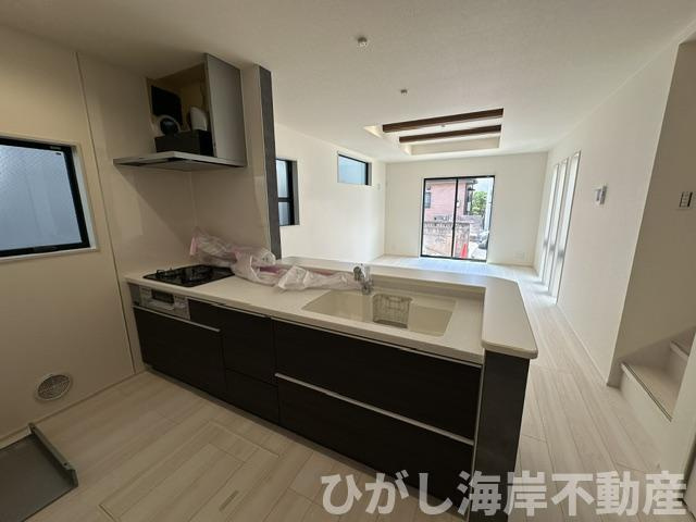 茅ケ崎市旭が丘　新築戸建　全２棟のキッチン|キッチンスペース